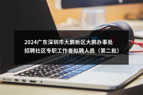 2024广东深圳市大鹏新区大鹏办事处招聘社区专职工作者拟聘人员（第二批）公示 图片