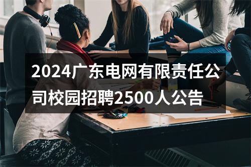 2024广东电网有限责任公司校园招聘2500人公告 图片