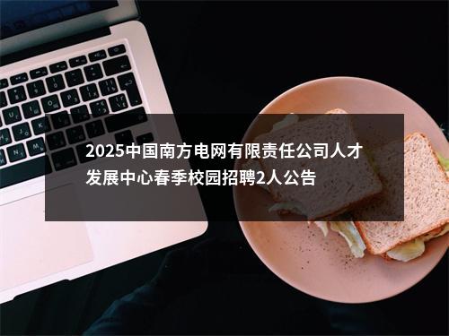 2025中国南方电网有限责任公司人才发展中心春季校园招聘2人公告 图片